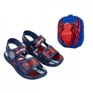 Imagem de Sandalia Grendene Kids 23264 Homem Aranha Adv-Masculino