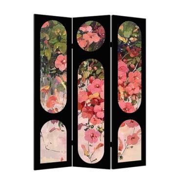 Imagem de NRNQMTFZ Divisória de sala moderna, divisórias de quarto de 1,8 m de altura e telas dobráveis de privacidade, divisor de sala de 3 painéis, tela de privacidade de madeira para casa/escritório/loja de