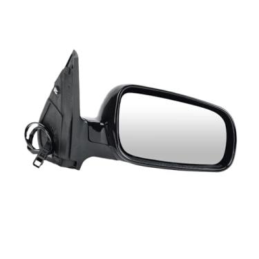 Imagem de Asa espelho retrovisor montagem Compatível com vw golf mk4 1997 1998-2007 preto brilhante aquecido lente branca acessórios do carro lateral(1pc right)