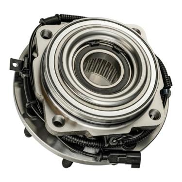 Imagem de PHILTOP Rolamento de roda dianteira 515130 e conjunto de cubo para Ford F-250 Super Duty 4WD 2011-2016, Ford F-350 Super Duty 4WD 8 terminais W/ABS 2011-2016