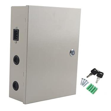 Imagem de Caixa de fonte de alimentação de controle de acesso 12V 10A UPS Fonte de alimentação regulada por PWM com função de desligamento retardado para sistemas de controle de acesso