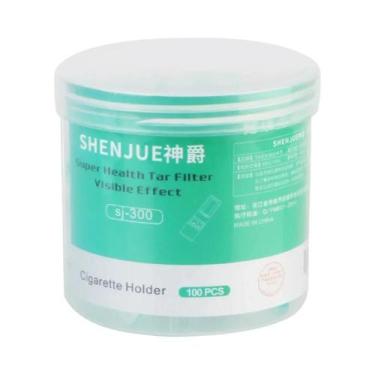 Imagem de 100 Peças De Filtros Descartáveis Para Cigarros De Tabaco, Redução De 