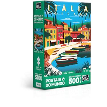 Imagem de Toyster - Quebra-cabeça: Postais do Mundo - Itália - Toscana - 500 peças nano - Game Office