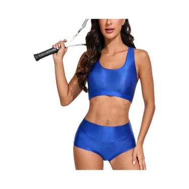 Imagem de Shorts Esportivos Femininos De Cintura Alta Para Yoga, Fitness E Corri