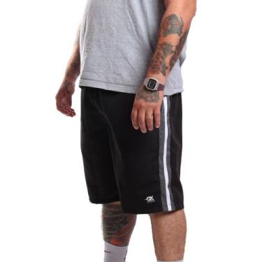 Imagem de Bermuda Tactel OX Plus com Bolsos Frente e Costa, Preto, G2