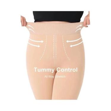 Imagem de Leggings Térmicas De Veludo De Cintura Alta Para Mulheres, 300G, Meias