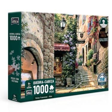 Imagem de Quebra Cabeça Vielas Francesas Nice Com 1000 Peças 2927 - Toyster - Ga