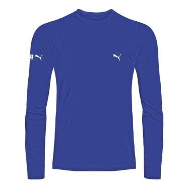 Imagem de Camiseta Masculina Manga Longa Proteção Solar UV50+ Praia Puma-Masculino