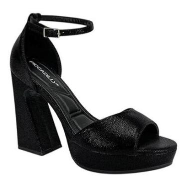 Imagem de Sandália Piccadilly Salto Alto Cristine 818016 Preto-Feminino