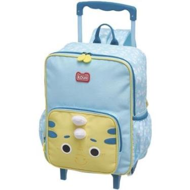 Imagem de Kit Mochila Carrinho Lancheira Kouii Pacific Filhotiis Dino-Unissex