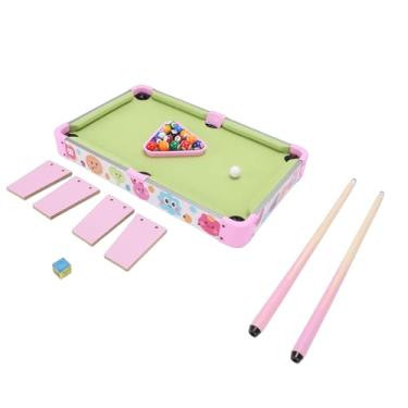 Imagem de Luocute Mesa de Bilhar Infantil, Mesa de Sinuca Educacional Interativa e Portátil para Crianças Com Tamanho Grande de 51 X 32 Cm, Inclui Bolas Brancas e Bastões para Diversão Interativa