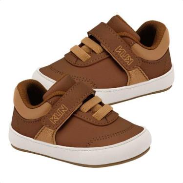 Imagem de Tênis Baby Klin Algodão Doce Calce fácil Confortável Prático -, Carame