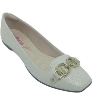 Imagem de Sapatilha Moleca Feminina com Estampa de Cobra e Enfeite-Feminino