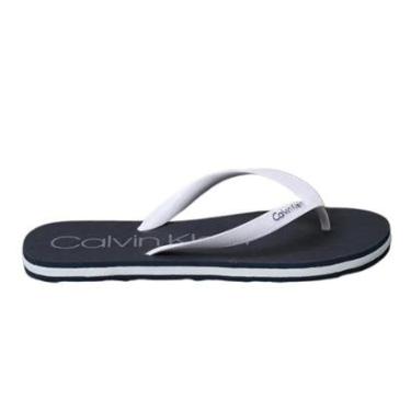 Imagem de Chinelo Masculino Calvin Klein Swim Waves Marinho CM5PS43CH867-Masculino