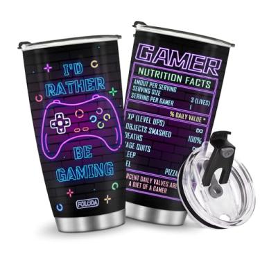 Imagem de Copos isolados de 590 ml Caneca Copo Presentes de Aniversário para Homens Pai Avô Meninos Acessórios Essenciais de Viagem Must Have Cold Iced Handle Camp Gaming