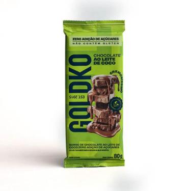 Imagem de Barra de chocolate ao leite de coco zero adição de açúcares - 80g - Go