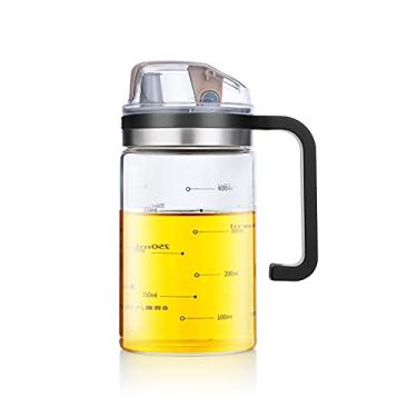 Imagem de Garrafas de óleo de cozinha garrafa de óleo comestível recarregável garrafa de vidro vinagre garrafa de suco de óleo reutilizável garrafa de vinagre lecythus (médio)