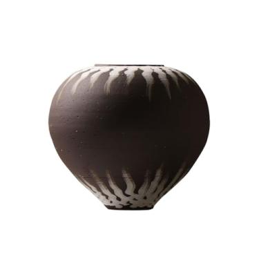 Imagem de Vasos de flores estilo japonês, ornamentos para casa, vaso de cerâmica, entrada, sala de estar, arranjo de flores, vaso de mesa (A)