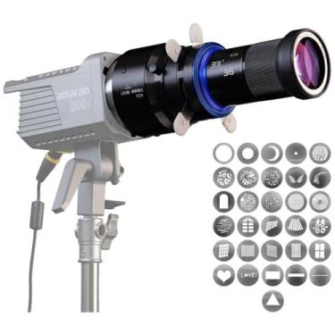 Imagem de Projetor Gobo Bowens Mount Snoot Spotlight para Aputure/Godox - DFCINE