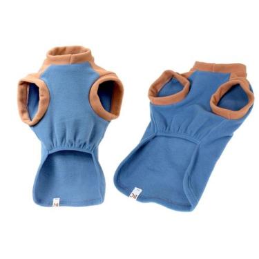 Imagem de Camiseta Básica para Cachorro e Gato Pet - Bichinho Chic, Azul, 1