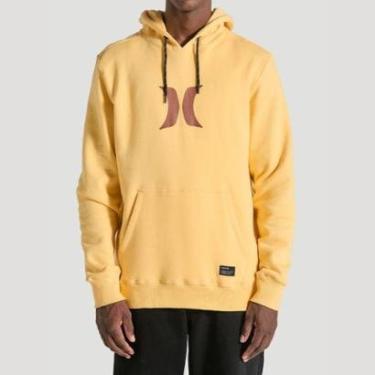 Imagem de Moletom Básico Hurley Icon - AMARELO-Masculino