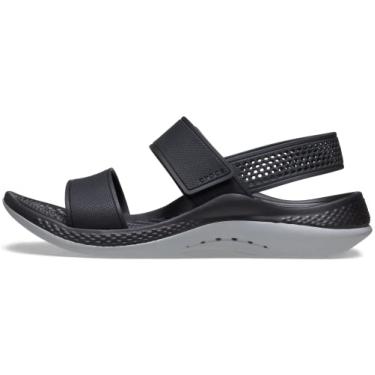 Imagem de Crocs Sandália feminina Literide 360, Preto/cinza claro, 33