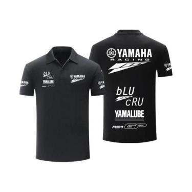Imagem de Camisa Polo De Manga Curta Da Equipe De Fábrica MotoGP YAMAHA R1M - Ca