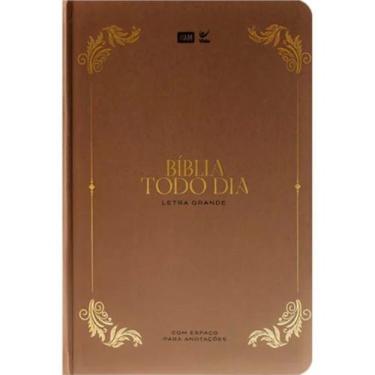 Imagem de Bíblia Todo Dia com Espaço para Anotações  AM  Letra Grande Capa Dura 