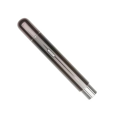 Imagem de Yinhing Aparador de Sobrancelha Elétrico, Aparador de Pêlos do Nariz Sem Fio Com Luz LED, Cabeça Lavável Removível, Bateria Recarregável Integrada, Escova de Limpeza, para Homens e (GRAY)