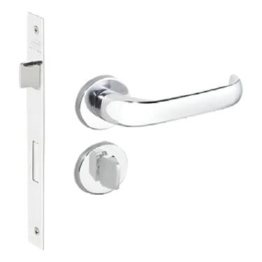 Imagem de Fechadura duna banheiro cromada 40mm - IMAB