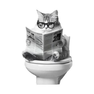 Imagem de Pôster De Lona Moderno Para Decoração De Sala De Estar: Animais Engraç