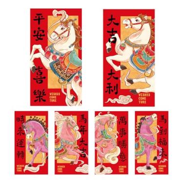 Imagem de Envelopes vermelhos para dinheiro - Porta-dinheiro de , envelopes vermelhos chineses, porta-dinheiro, para festivais de primavera, Natal, casamento, família, crianças, meninos, meninas