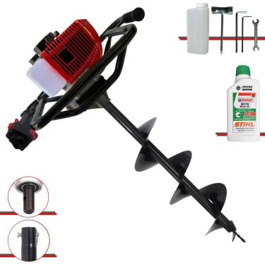 Imagem de Perfurador De Solo Gs520b Anmax C/ Broca + óleo Stihl 2t