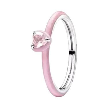 Imagem de Anel Feminino De Prata Esterlina 925 Com Pérola Branca E Laço Rosa, Jo