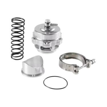 Imagem de Válvula Blow off Turbo Universal 50mm Com Flange V-Band De Alumínio Pr