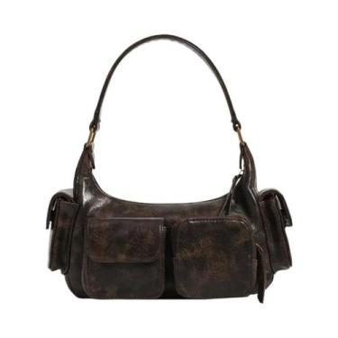 Imagem de Bolsa De Ombro Feminina Pequena Com Dois Bolsos, Tendência De Moda 202