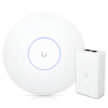 Imagem de Roteador Wi-fi 6 Access Point 3.0 Gbps + Injetor Poe+ | U6+ Ubiquiti Com Fonte 48v 30w