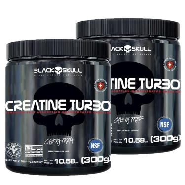 Imagem de Kit x2 Creatine Turbo 300G Black Skull