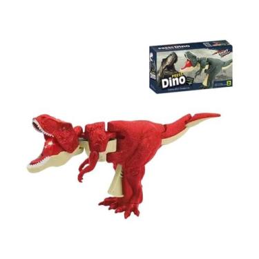 Imagem de Brinquedo De Dinossauro Sem Bateria Para Crianças, Mola Telescópica Cr
