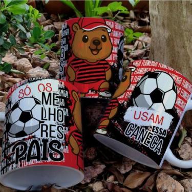 Imagem de Caneca Personalizada Capivara Dia dos Pais 325ml - tema futebol times 