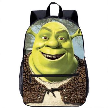 Imagem de Mochila Shreks Anime School Polyester 31x14x45cm para estudante - yiwe