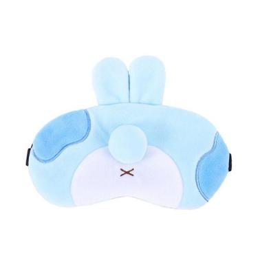 Imagem de Máscara para dormir Funny Blue Rabbit Anime Super Soft Plush - yiweisa