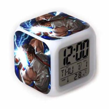 Imagem de Despertador Street Fighters Square LED digital com alarme - yiweisai