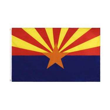 Imagem de Bandeira de tapeçaria, decoração de parede, bandeira do Arizona, 150x9