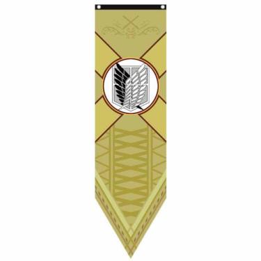 Imagem de Tapeçaria para pendurar na parede Attacks on Titans Erens Jaegers Anim