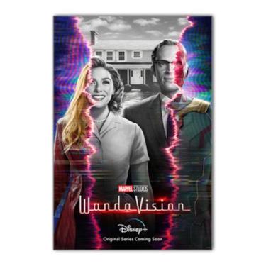 Imagem de Pôsteres de pintura de parede em tela imprimem Wandas Visions Anime - 