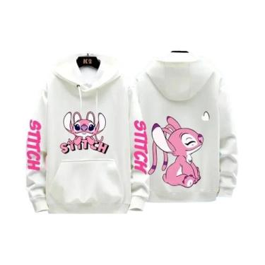 Imagem de Moletons Com Capuz Disney Stitch Para Homens E Mulheres, Conjuntos Cas
