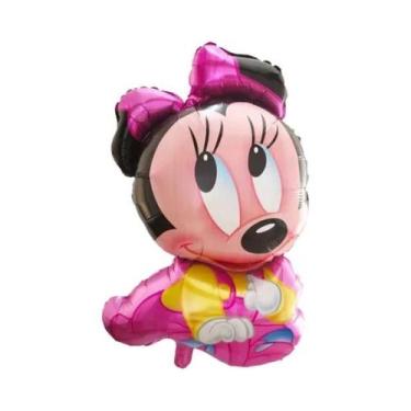 Imagem de Balões De Folha Disney Mickey E Minnie Mouse Para Chá De Bebê E Decora