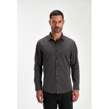 Imagem de Camisa Docthos Slim Manga Longa Fil a Fil Sorona, 003 preto, M