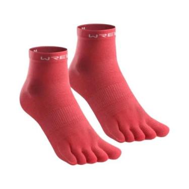 Imagem de Meias Esportivas COOLMAX Respiráveis E Leves De Cinco Dedos Para Corri